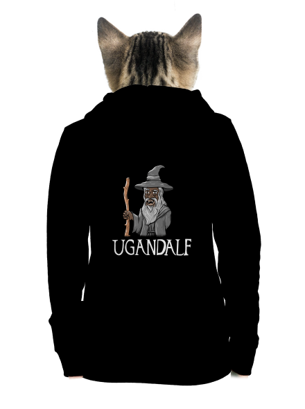 Ugandalf cipzáras női pulóver Black