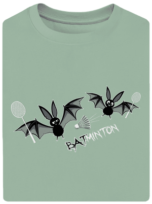 Batminton unisex túlméretezett póló Sage