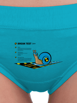 Snail test női bugyik Turquoise