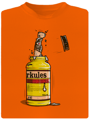 Herkules gyerek sport póló Neon Orange