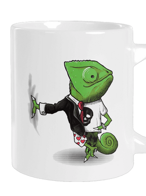 Az álcázás mestere nagy bögre White