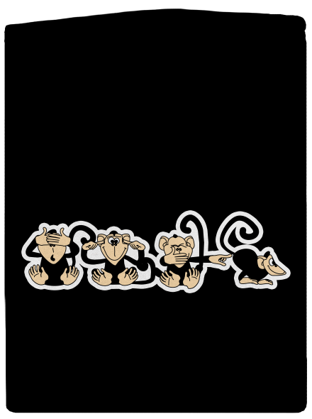 Majmok cipzáras női pulóver Black