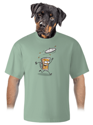 Sapka unisex túlméretezett póló Sage