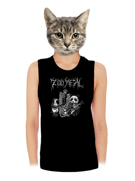 ZOO metal női bővített trikó Black