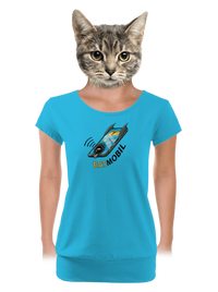 női póló elasztikus alsó szegéllyel