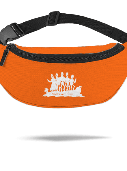 Punks not dead! övtáska Orange