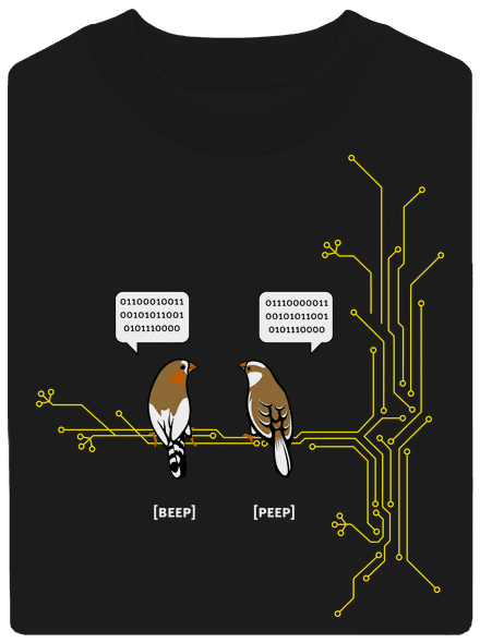 Beep and Peep unisex crewneck Black