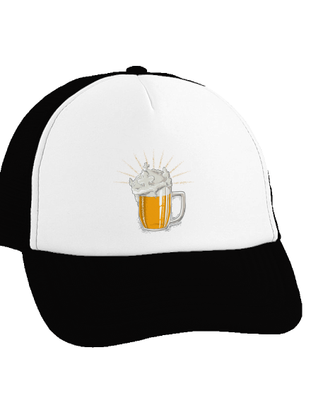 Sörkirály teherautós sapka Black cap