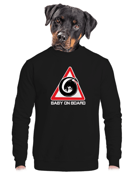 Alien inside unisex crewneck Black