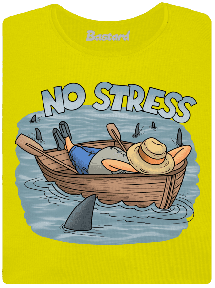 No stress prémium női póló Lemon
