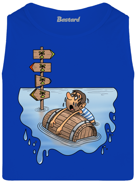 Kitaszított férfi trikó Royal Blue