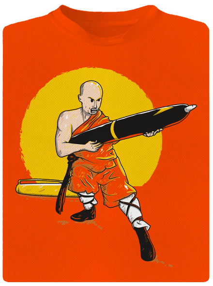 Kínai toll férfi sportpóló Neon Orange