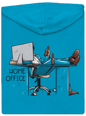 Home office cipzáras női pulóver Blue Atol