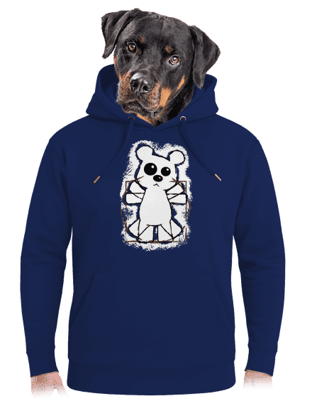 Da Vinci Teddy unisex prémium pulóver Navy