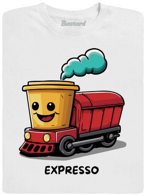 Expresso férfi hosszú ujjú póló White