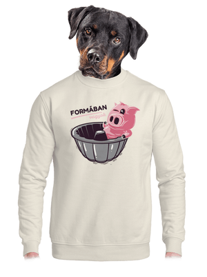 Formában unisex crewneck Off White