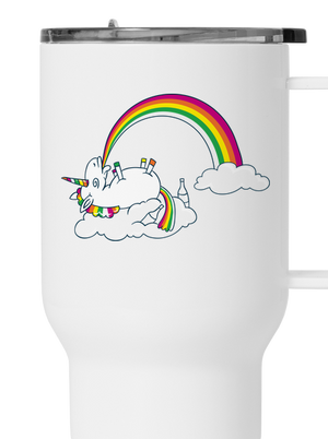 A szivárvány titka termosz bögre White