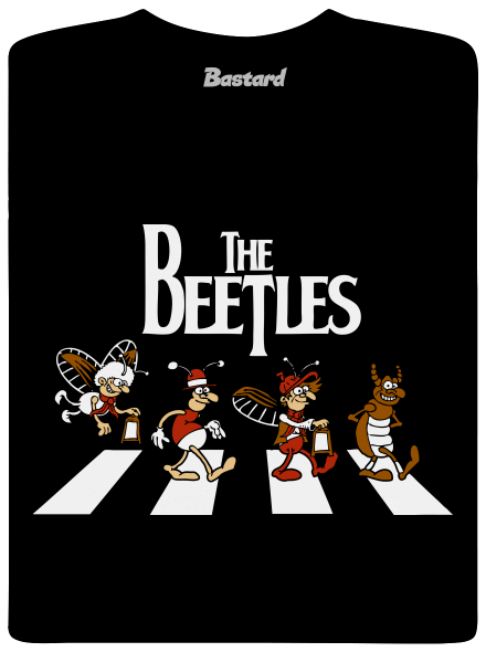 Beatles férfi póló Black