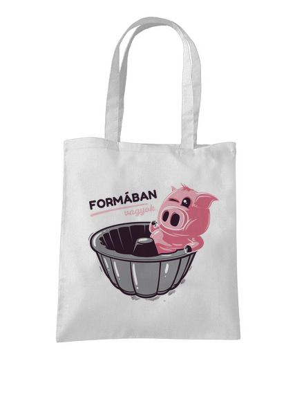 Formában táska White