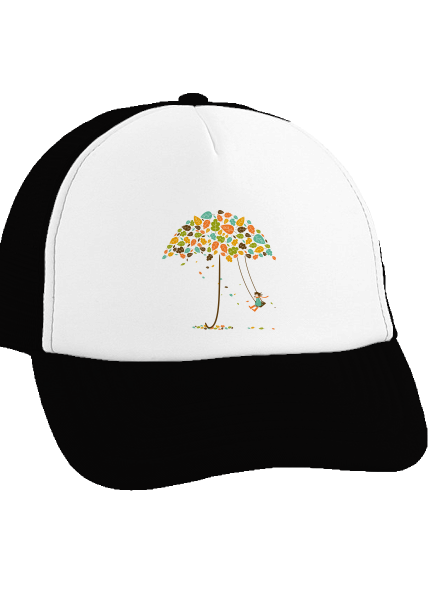 Ősz teherautós sapka Black cap