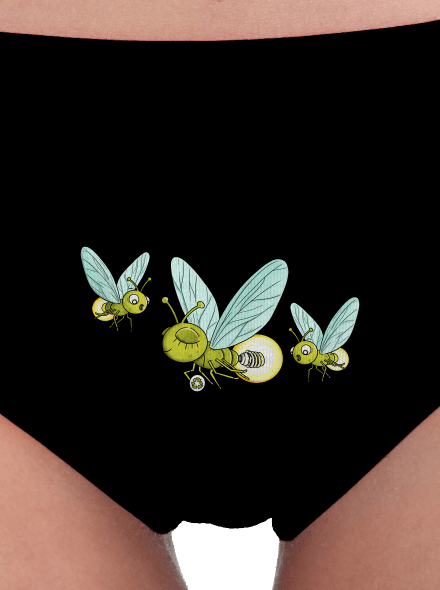 Szentjánosbogár női bugyik Black