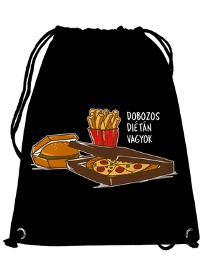 Dobozos diéta hátizsák Black