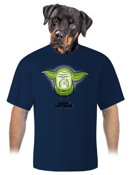 Master DiYoda unisex túlméretezett póló Midnight Blue