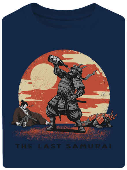 The last samurai unisex túlméretezett póló Midnight Blue