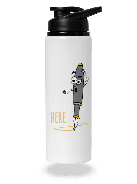 Pen is here kulacs White