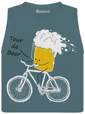 Tour de beer női bővített trikó Heather Deep Teal