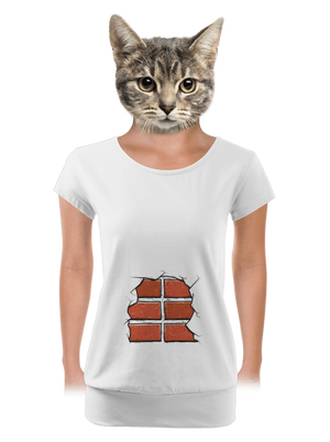 női póló elasztikus alsó szegéllyel