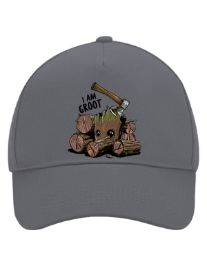 I Am Groot baseballsapka Graphite grey