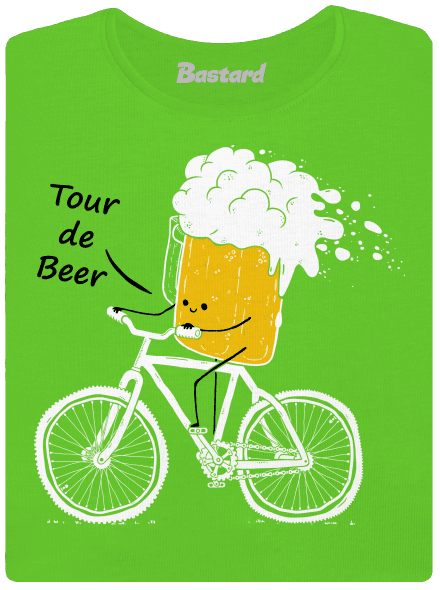 Tour de beer női póló Apple Green