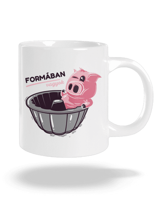 Formában nagy bögre White