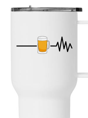 Beer help termosz bögre White