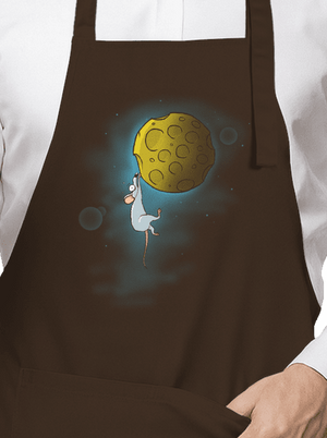 Moon cheese kötény Chocolate Sol