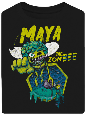 Zombee Maja unisex túlméretezett póló Black