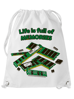 Memóriában tárolva hátizsák White