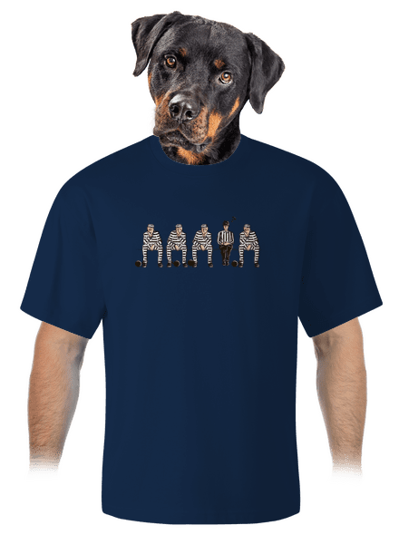 Nem bűnös unisex túlméretezett póló Midnight Blue