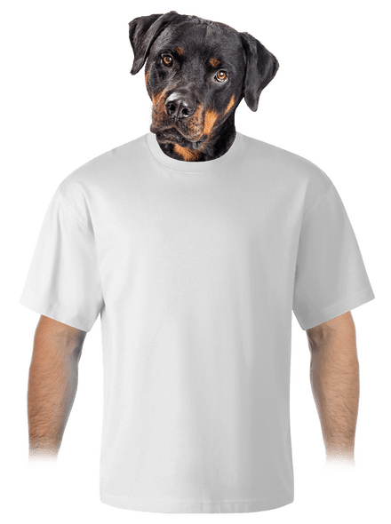 Nyomtatás nélkül unisex túlméretezett póló White