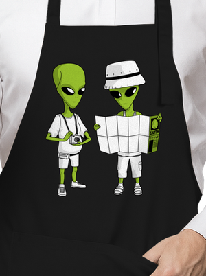 Idegenek kötény Black