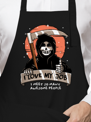 I love my job kötény Black