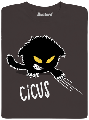 Cicus férfi hosszú ujjú póló Bear Brown