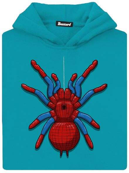 Spider gyerek kenguruzsebes pulóver Hawaiian Blue