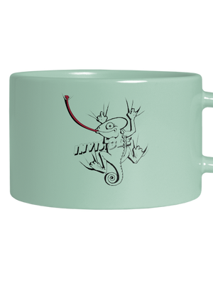 Invisible chameleon macaron bögre Mint Macaron