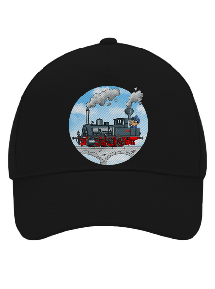 Kéményfüst baseballsapka Black