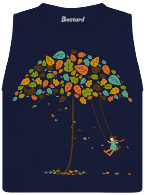 Ősz női bővített trikó Navy