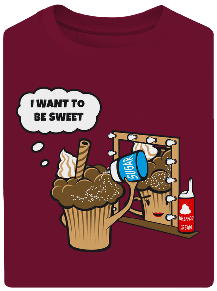 Sweet muffin unisex túlméretezett póló Garner