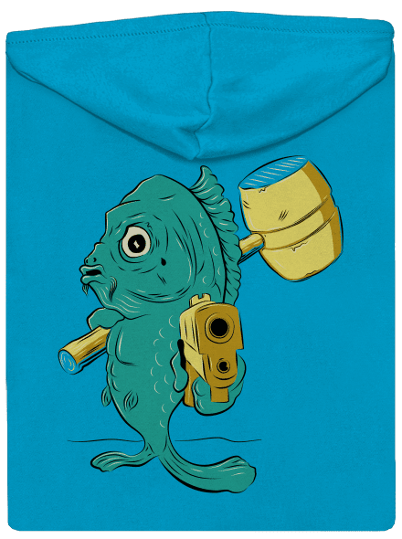 Utolsó karácsony este cipzáras női pulóver Blue Atol