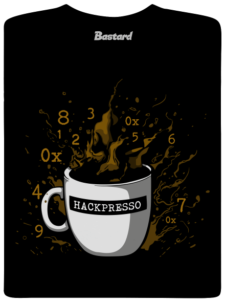 Hackpresso  férfi hosszú ujjú póló Black